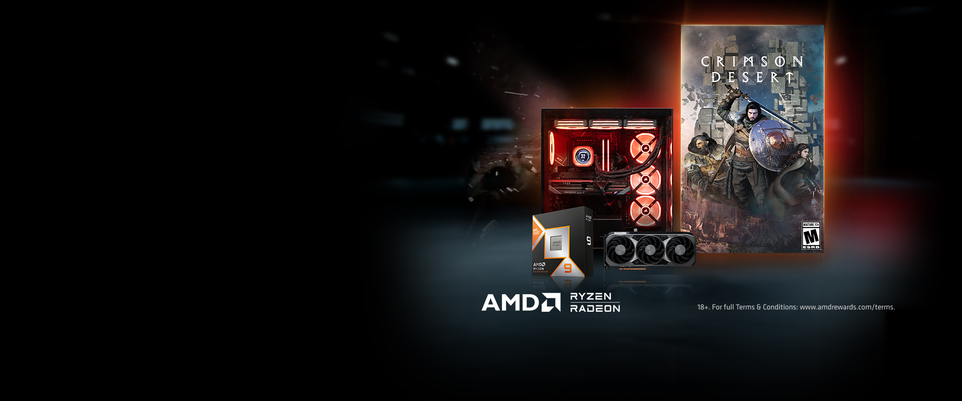 AMD Ryzen - Crimson Dessert game 18+. For full Terms & Conditions: www.amdrewards.com/terms.