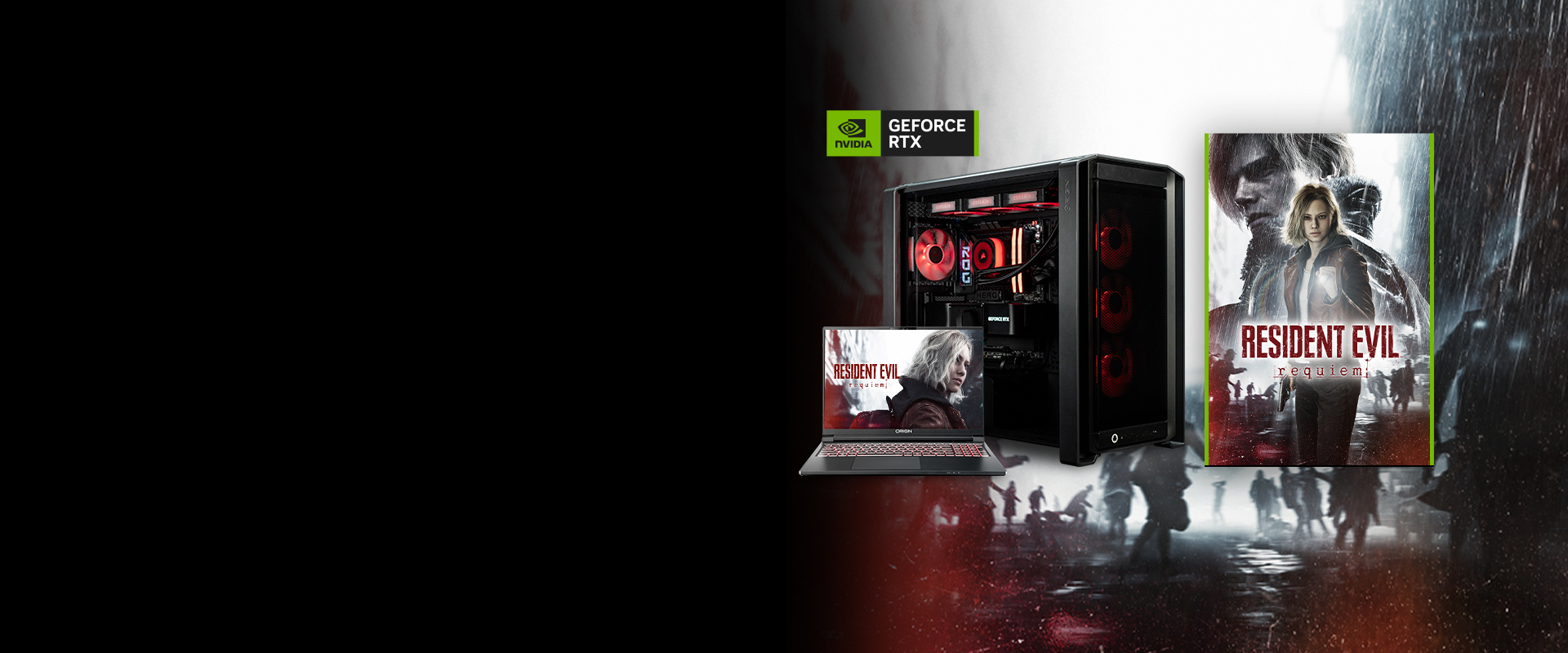 Get Resident Evil Requiem with select GeForce RTX 50 Series.