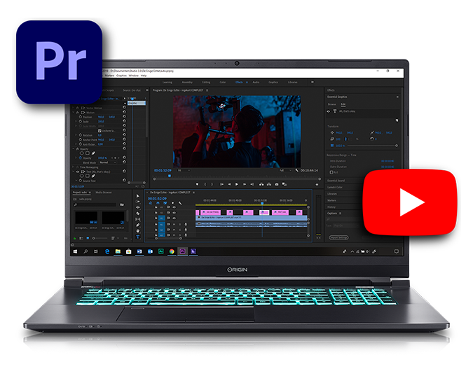 Origin PCs are the most powerful computers available for content creators