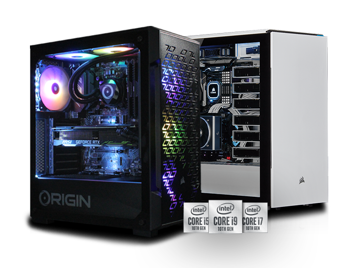 Origin PC Intel Core 10th Gen powered Gaming Dekstops and Workstation Dekstops